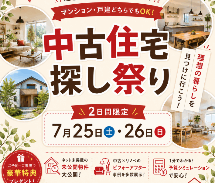 【一宮市】中古住宅探し祭り🎉